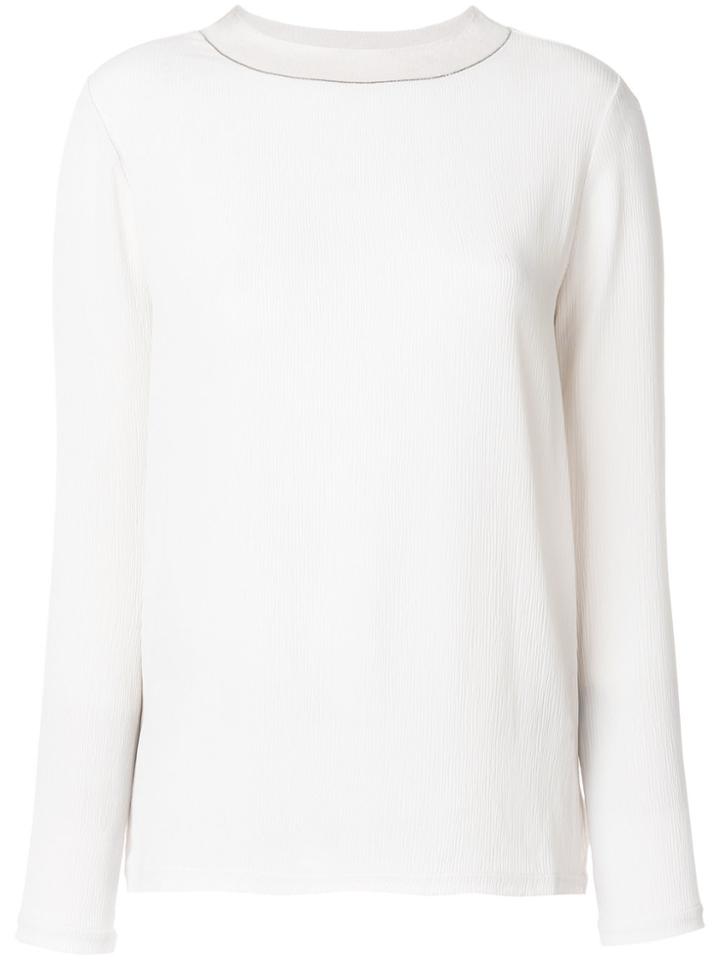 Fabiana Filippi Plain Blouse - White