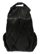 The Viridi-anne Leather Backpack, Black, Cotton/leather