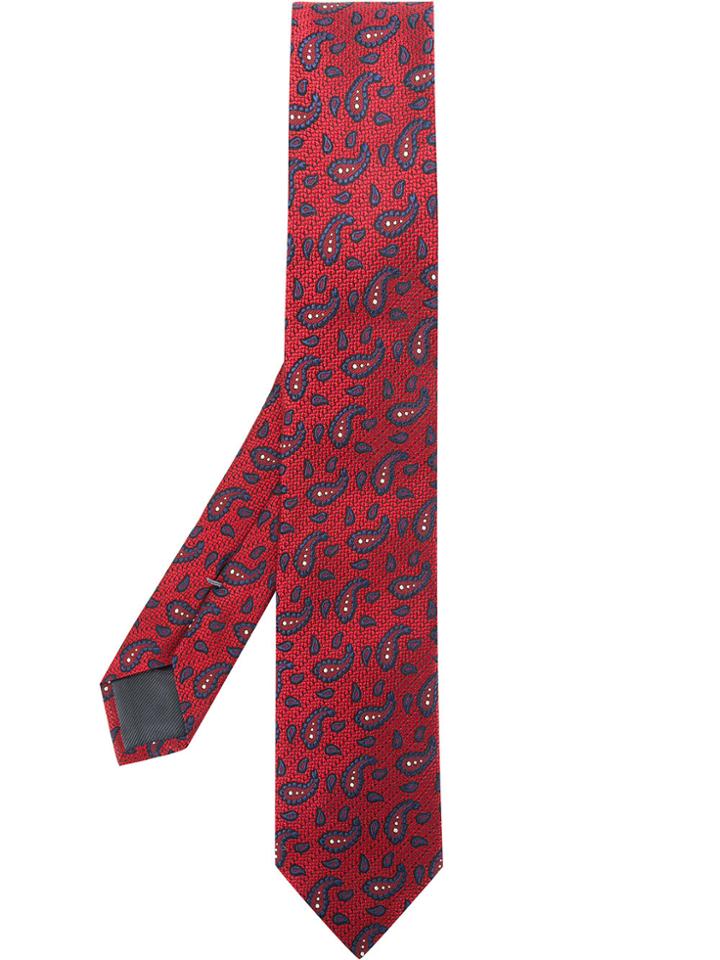 Ermenegildo Zegna Paisley Tie - Red