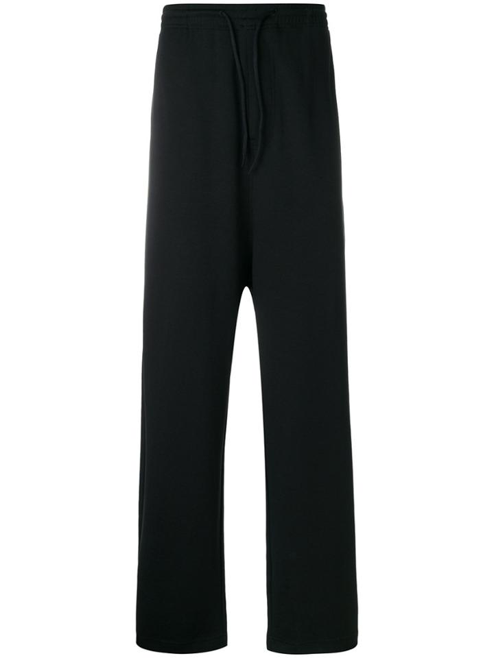 Y-3 Drop-crotch Tracksuit Bottoms - Black