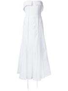 Alex Perry 'bailey' Dress, Women's, Size: 8, White, Cotton/polyester