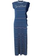Pinko Long Striped Dress - Blue