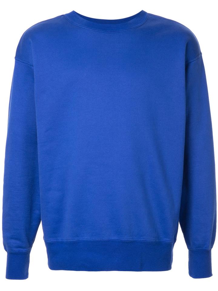 H Beauty & Youth Classic Cotton Sweatshirt - Blue