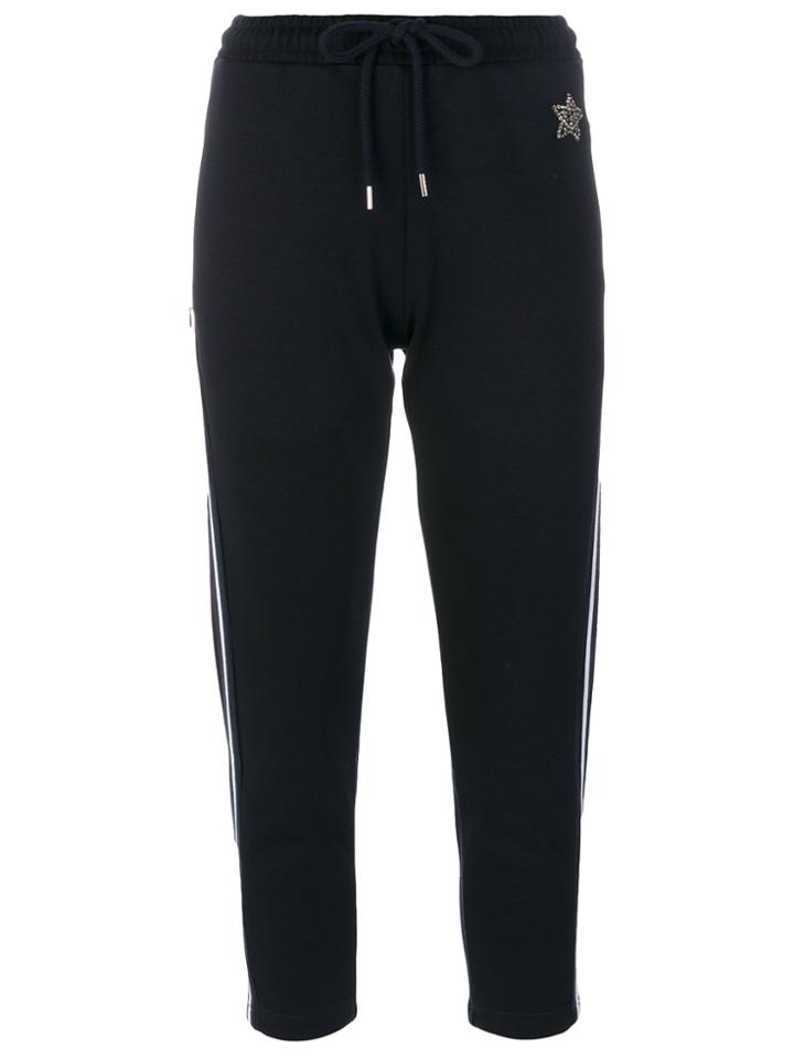 Markus Lupfer Jewel Star Badge Compact Pants - Blue