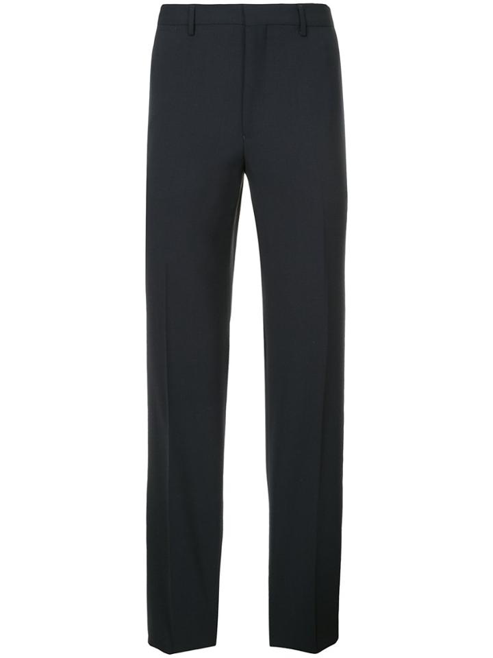 Kenzo Straight-leg Tailored Trousers - Blue