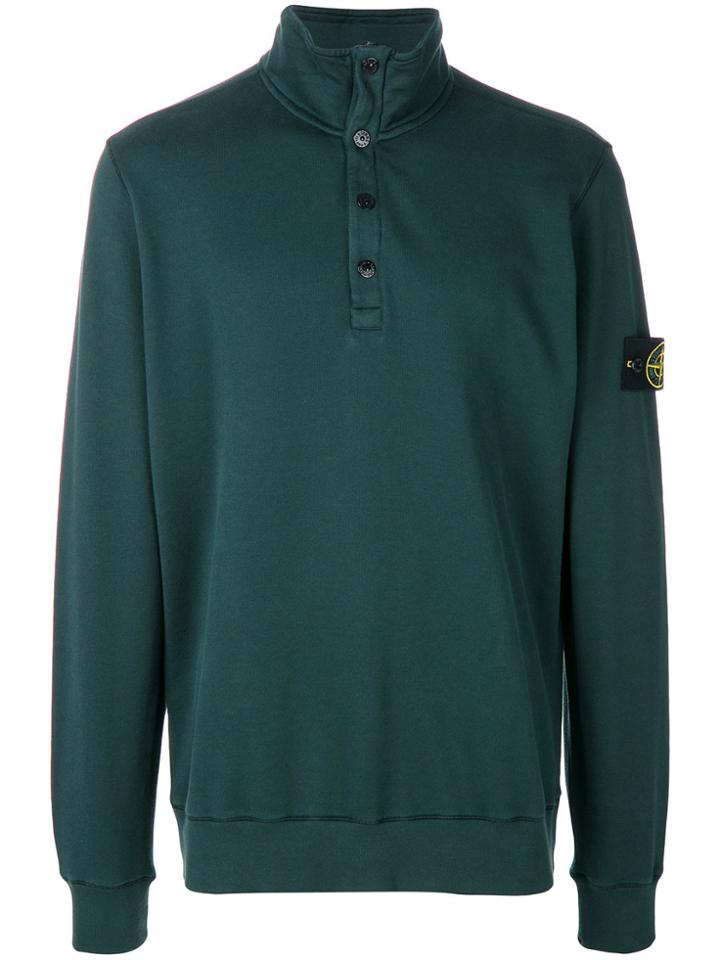 Stone Island Funnel-neck Sweatshirt - Green
