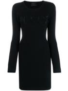 Philipp Plein Fitted Knit Dress - Black