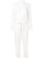 Mira Mikati Tie Waist Jumpsuit - White