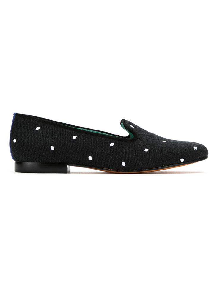 Blue Bird Shoes Petit Pois Loafers - Black