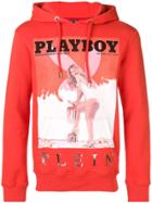 Philipp Plein Playboy Printed Hoodie - Orange