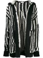 Saint Laurent Oversized Knitted Cardigan - Black