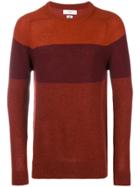 Pringle Of Scotland Colour Block Jumper - Brown