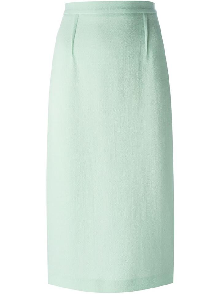 Roland Mouret 'arreton' Pencil Skirt, Women's, Size: 12, Green, Wool