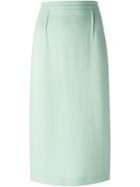 Roland Mouret 'arreton' Pencil Skirt, Women's, Size: 12, Green, Wool