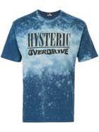 Hysteric Glamour Hysteric Overdrive Print T-shirt - Blue