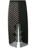 Antonio Marras Printed Asymmetric Skirt - Black
