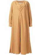Cristaseya Flared Poplin Shirt Dress - Brown