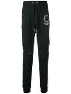 Icosae Logo Panel Track Trousers - Black
