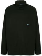We11done Turtleneck Top - Black