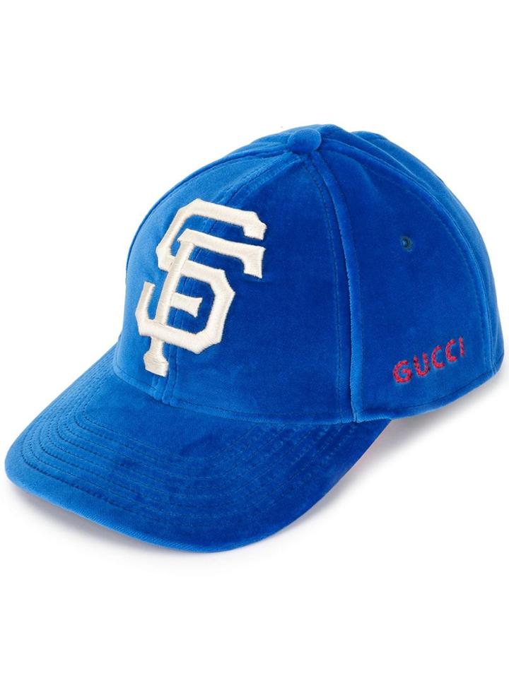 Gucci Sf Giants Patch Cap - Blue