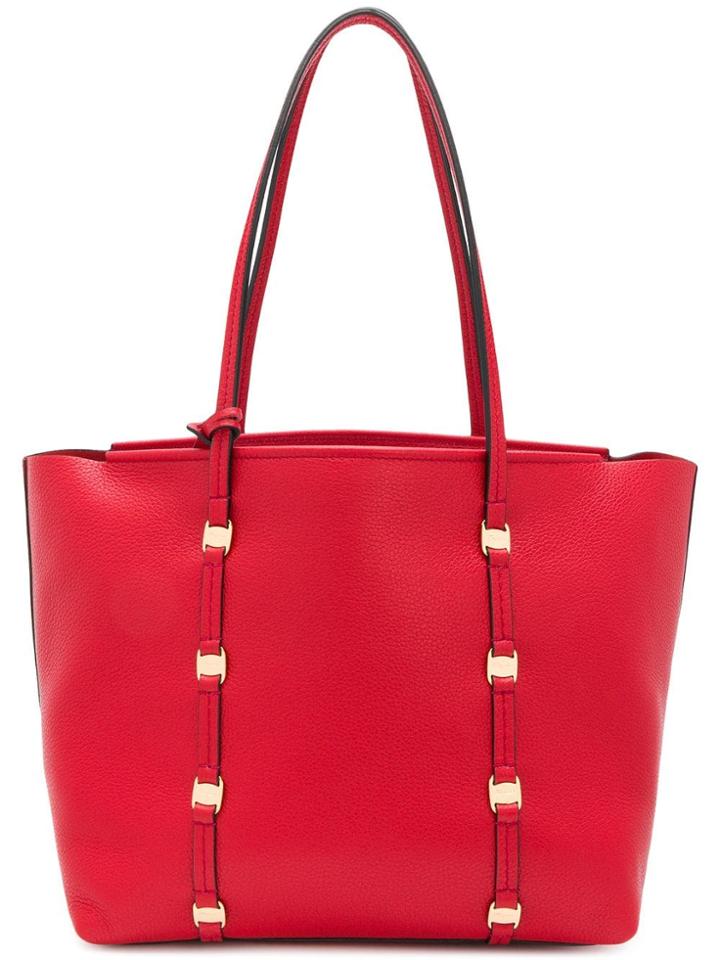Salvatore Ferragamo Emotion Shopping Tote - Red