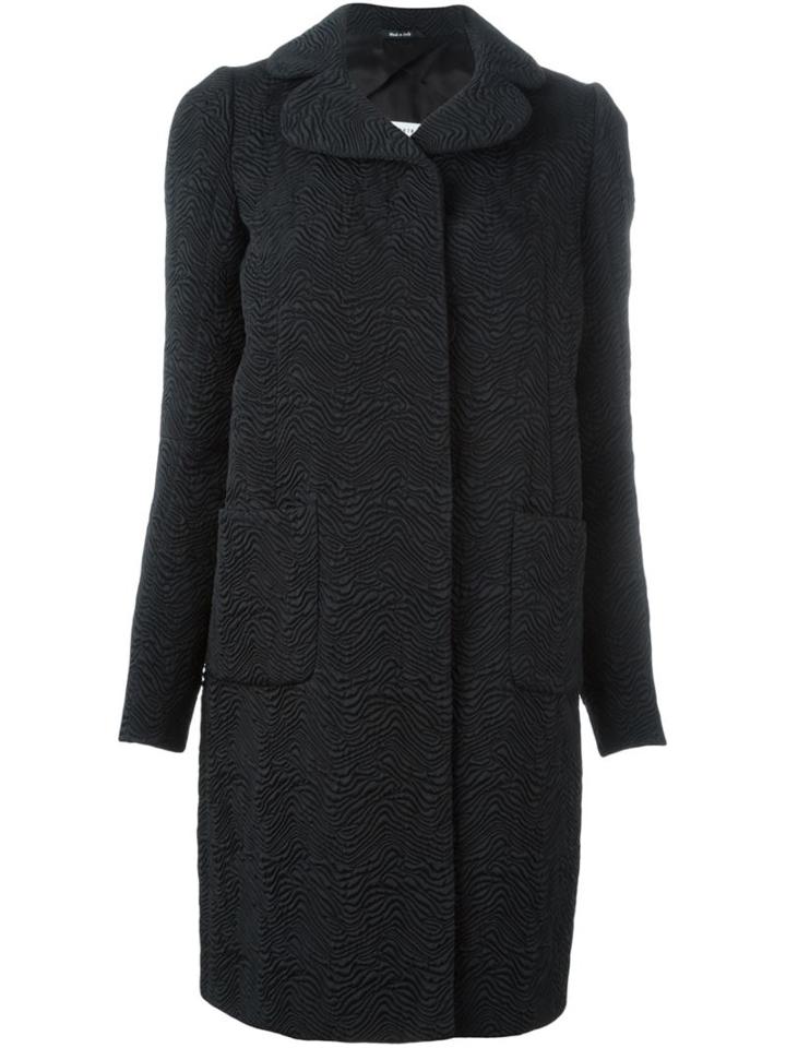 Maison Margiela Wrinkle Effect Textured Coat