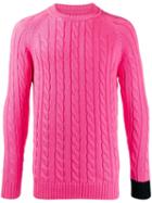 Lc23 Cable Knit Jumper - Pink