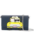 Karl Lagerfeld Nyc Taxi Chain Wallet - Blue