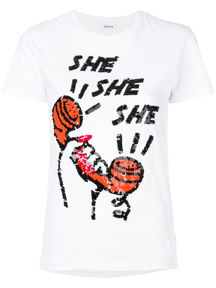 P.a.r.o.s.h. She T-shirt - White