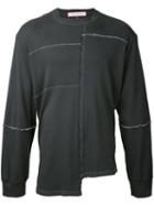 Eckhaus Latta - Long-sleeve Patchwork T-shirt - Men - Cotton - M, Black, Cotton