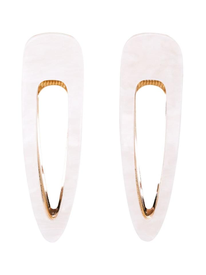 Adeesse Pearl Hairclip Set - White