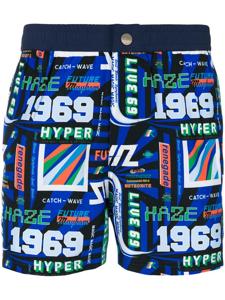 Kenzo Hyper Swim Shorts - Blue