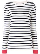 Chinti & Parker Striped Top - White