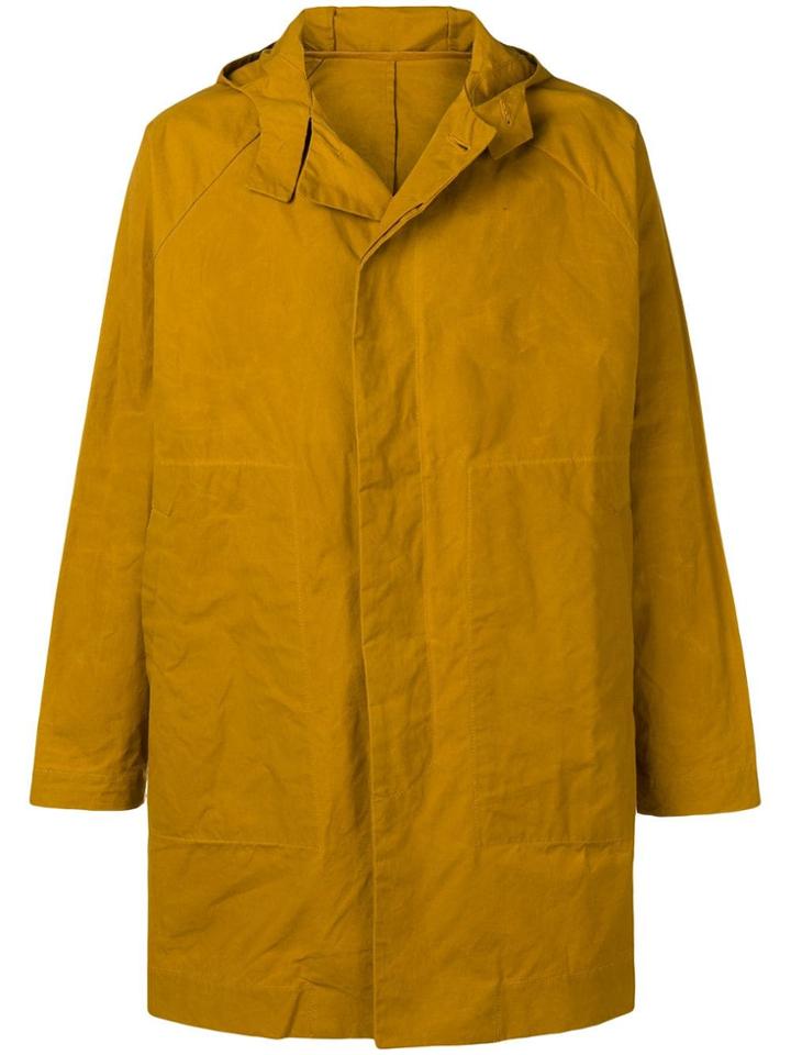 Casey Casey Hooded Coat - Yellow