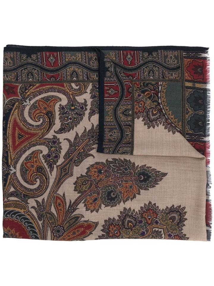 Etro Oversized Scarf - Blue