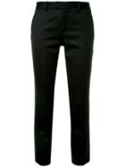 Estnation Tailored Cropped Trousers - Black
