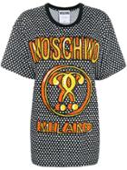 Moschino Oversized Polka Dot T-shirt - Black