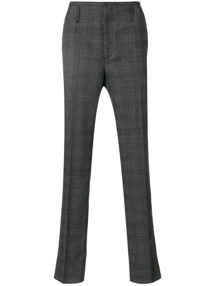 Maison Margiela Check Tailored Trousers - Black