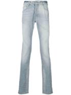 Pierre Balmain Faded Skinny Jeans - Blue