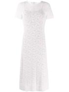 Michael Michael Kors Fitted Lace Dress - White