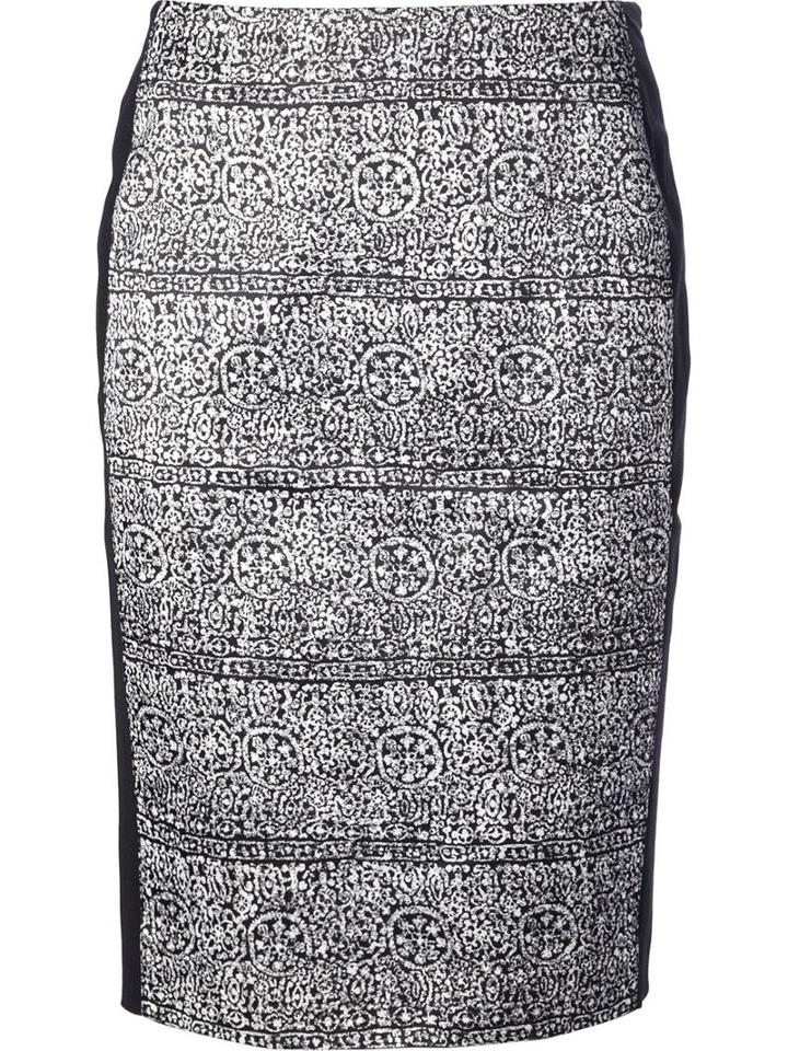 Balenciaga Printed Pencil Skirt