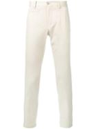 Dolce & Gabbana Cropped Trousers, Men's, Size: 50, Nude/neutrals, Cotton/spandex/elastane