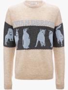 Jw Anderson Animal Jacquard Jumper - Neutrals