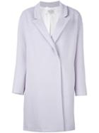 Forte Forte Peaked Lapel Coat, Women's, Size: 0, Pink/purple, Virgin Wool/alpaca/polyamide/polyester