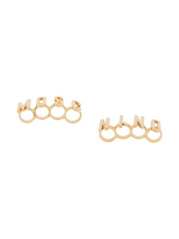 Moschino Pre-owned Mosc Knickle Ring - Gold