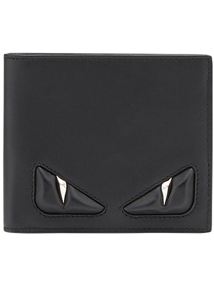 Fendi Eyes Bi-fold Wallet - Black