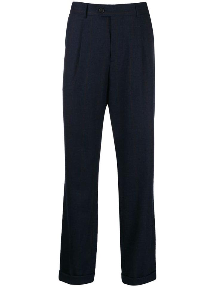 Brunello Cucinelli Pinstripe Slim-fit Trousers - Blue