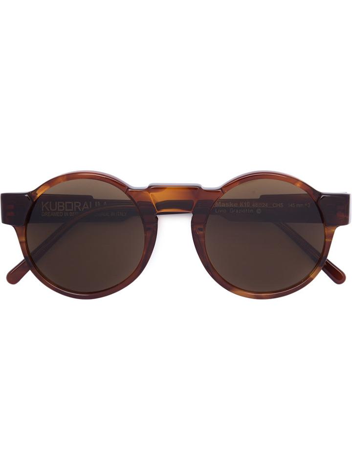 Kuboraum Mask K10 Sunglasses, Adult Unisex, Brown, Acetate
