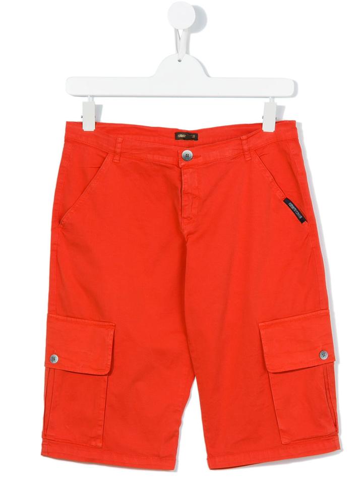 Roberto Cavalli Kids - Cargo Shorts - Kids - Cotton/spandex/elastane - 14 Yrs, Boy's, Red