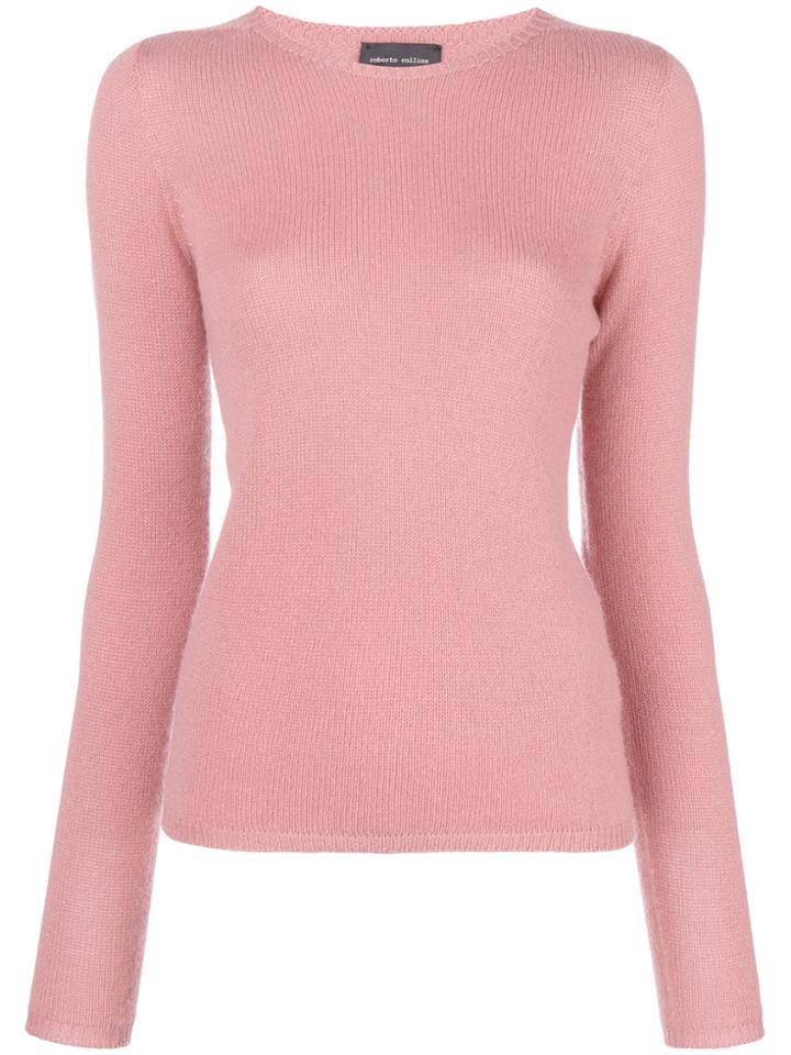 Roberto Collina Round Neck Jumper - Pink